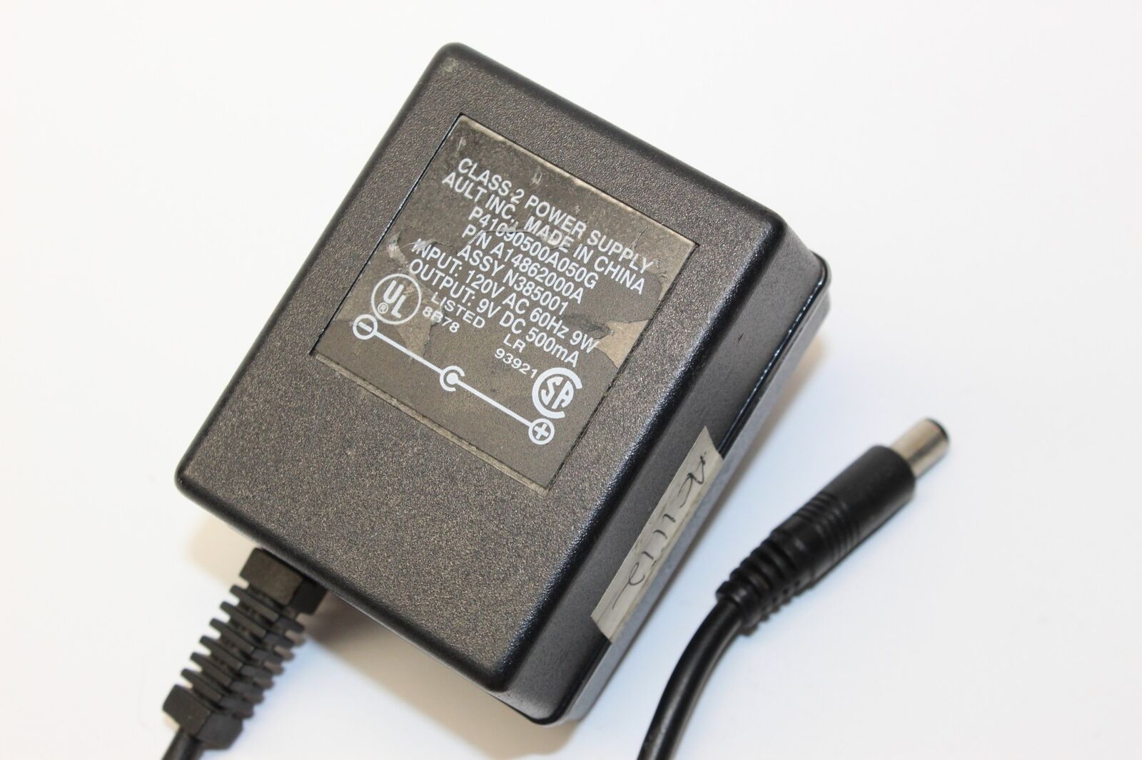 New Ault P41090500A050G Class 2 Power Supply 9V DC 500mA A14862000A AC Adapter Transformer New Ault P41090500A050G Class 2 Power Supply 9V DC 500mA A14862000A AC Adapter Transformer